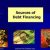 Sources of debt Financing