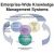 What types of systems are used for enterprise-wide knowledge management, and how do they provide value for businesses?